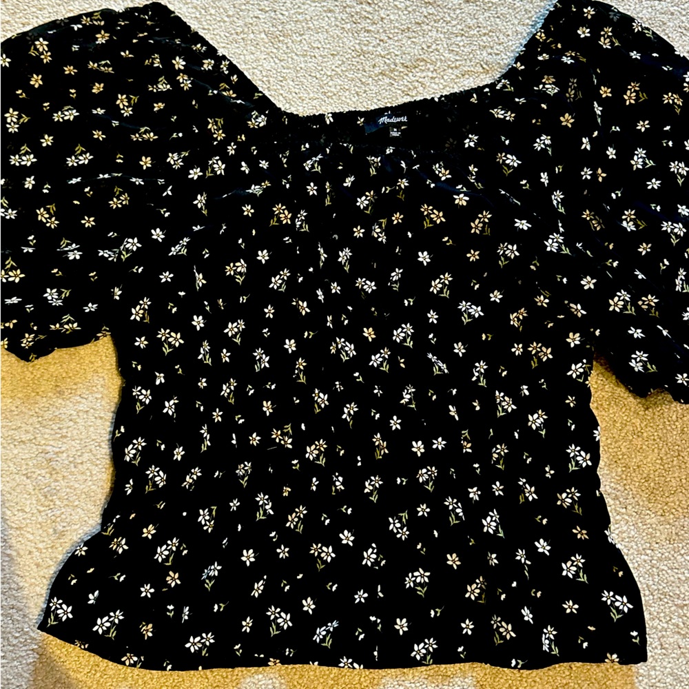Madewell Floral Top